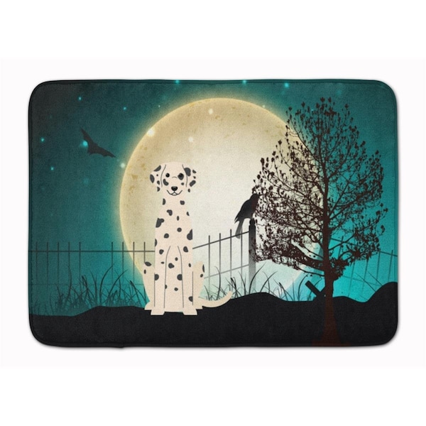 Carolines Treasures Halloween Scary Dalmatian Machine Washable Memory Foam Mat BB2287RUG - main